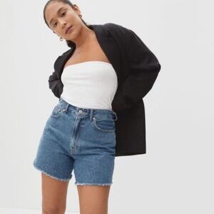 Everlane A-line denim shorts size 27